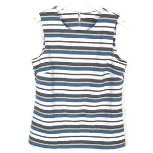 J. McLaughlin Striped Sleeveless Top